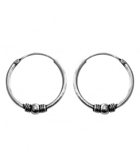 Creolen van ZOE in sterling zilver (16 mm)