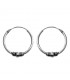 Creolen van ZOE in sterling zilver (16 mm)