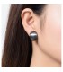 Gunblack matte oorclips