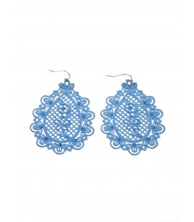 Sweet7 Blauwe Oorhangers - Elegant en Stijlvol