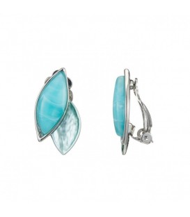 Turquoise Oorclips - Stijlvol en Veelzijdig | Elegante Fashion Accessoires