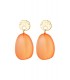 Trendy Oranje Oorhangers - Must-have Accessoire