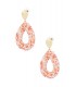 : Stijlvolle Oranje Glas Kralen Oorhangers | Must-have Modeaccessoire