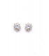 Oorclips met Zirconia steen in goudkleur zetting