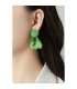 Oorclips wit met leuke hangertjes
