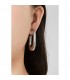 Oorclips goudkleurig met minimalistisch design en glanzende afwerking