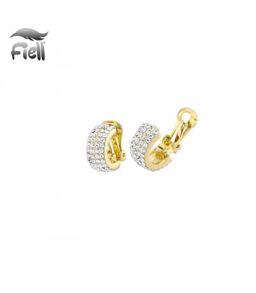 Oorclips goudkleurige met luxe uitstraling